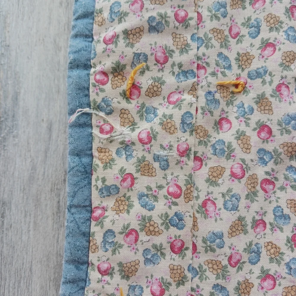 Handmade Quilted Patchwork Table Runner 22 3/8‎ x49 Inches Floral Pastel